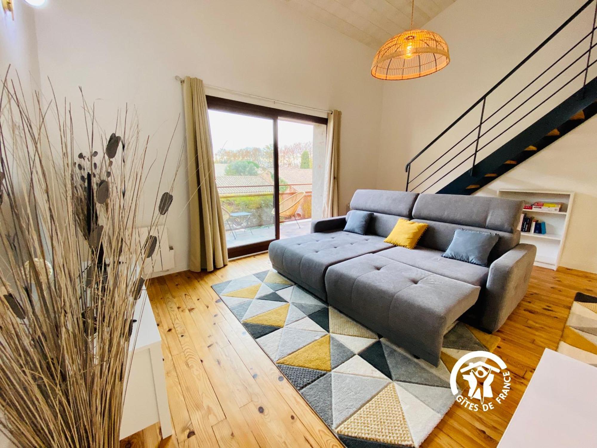 Loft Cocon Climatise - Imprenable Vue Sur Le Chateau Comtal Carcasona Exterior foto