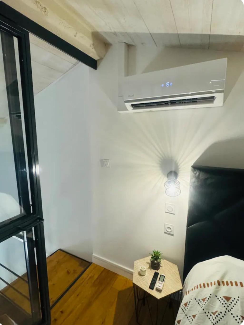 Loft Cocon Climatise - Imprenable Vue Sur Le Chateau Comtal Carcasona Exterior foto